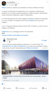 Luca Barabino post linkedin