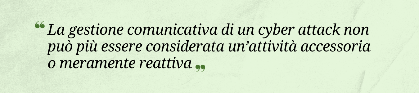 Reputazione e attacchi informatici